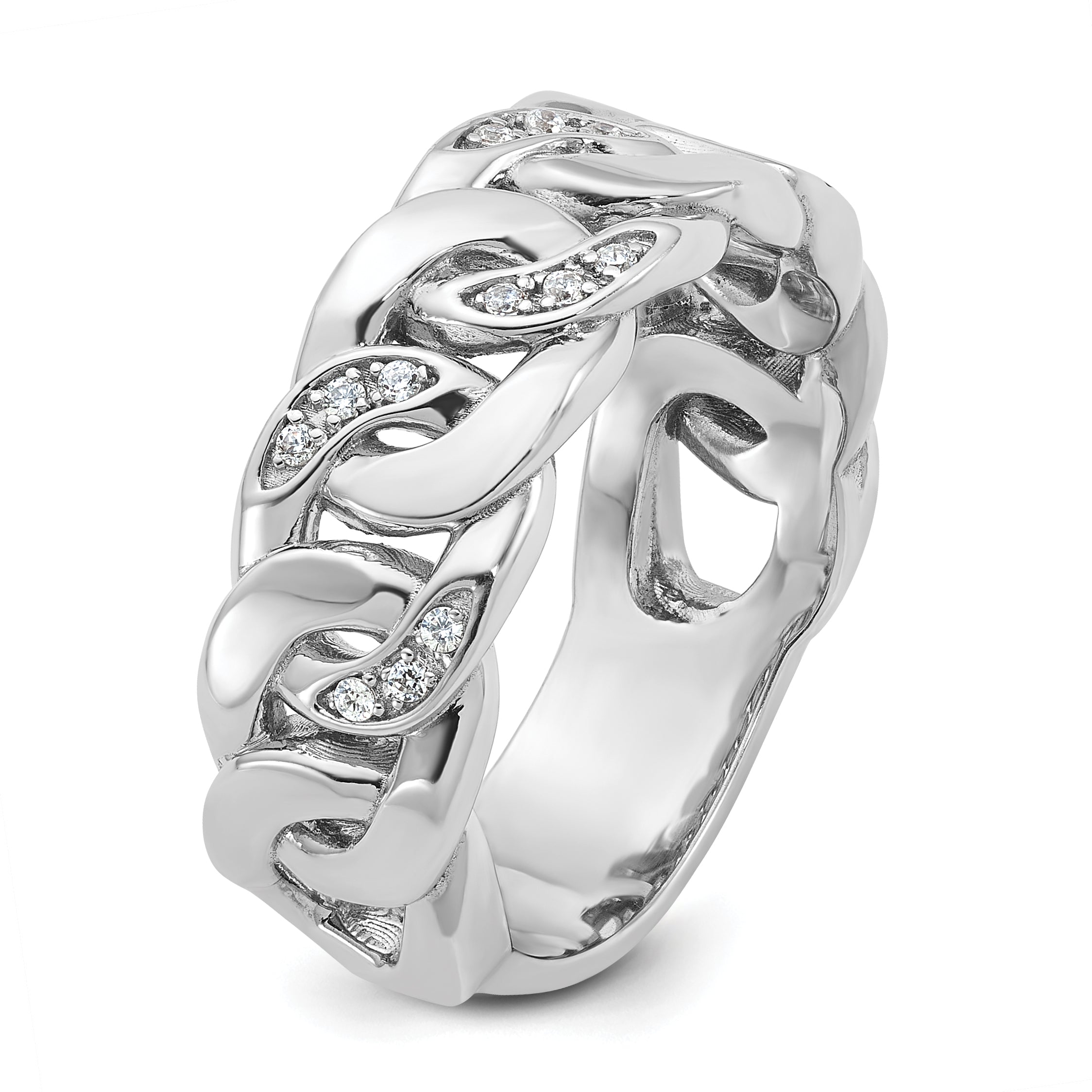 10K White Gold 10Kw Fancy Ring Mounting
