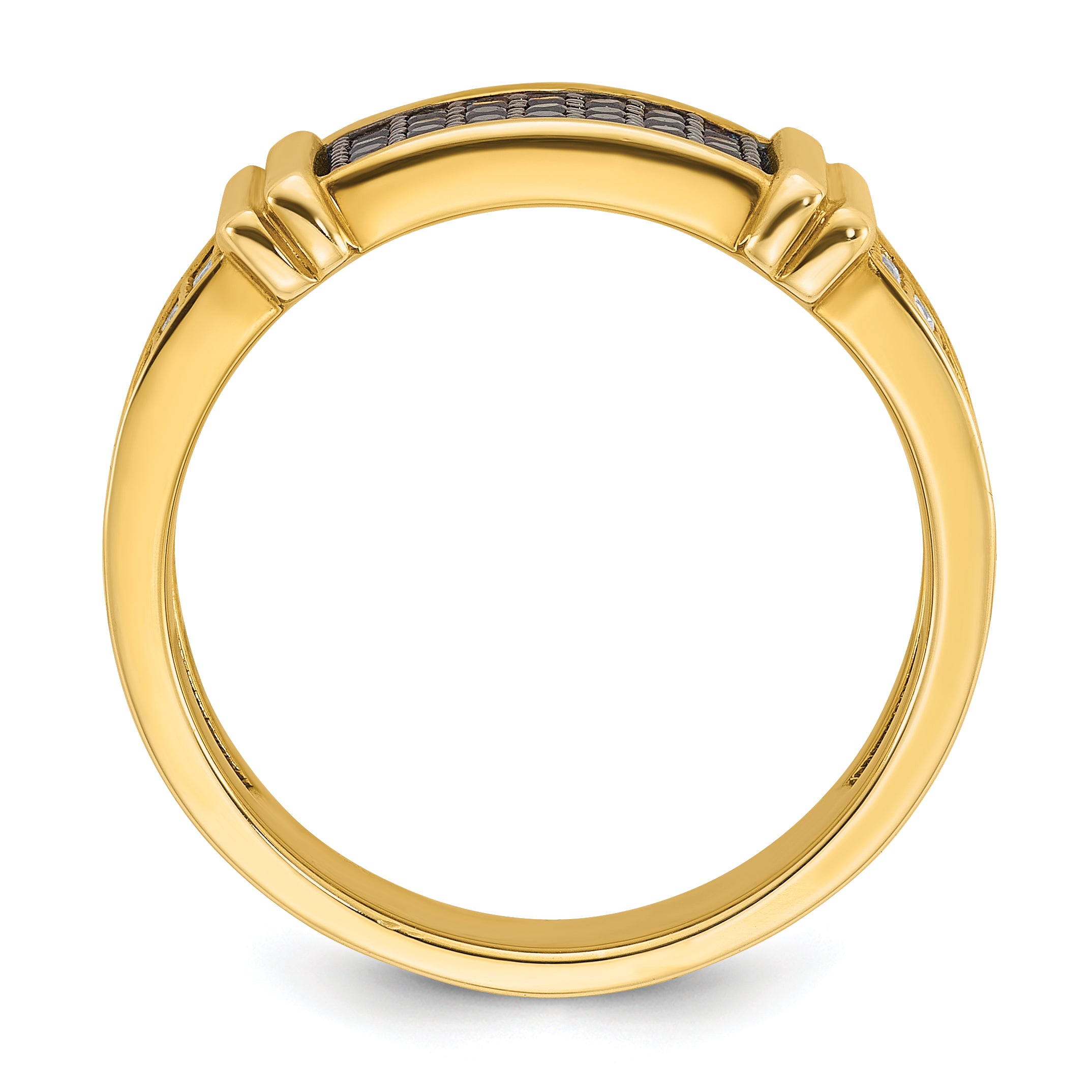 10K Yellow Gold 10Ky Fancy Ring Mounting