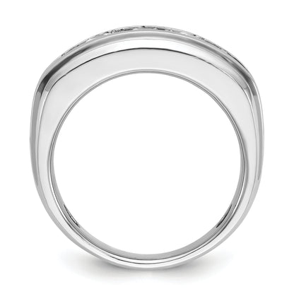 14k White Gold Men's 1.75 carat Diamond Complete Ring