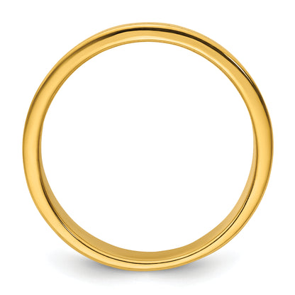 14k Yellow Gold Men's 1/8 carat Diamond Complete Ring