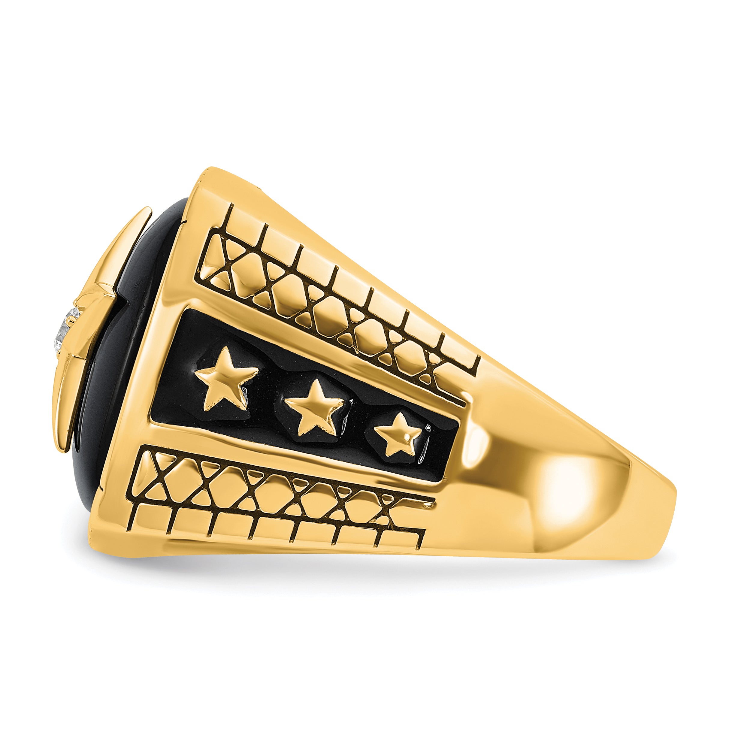 10K Yellow Gold 10Kw Fancy Ring Mounting