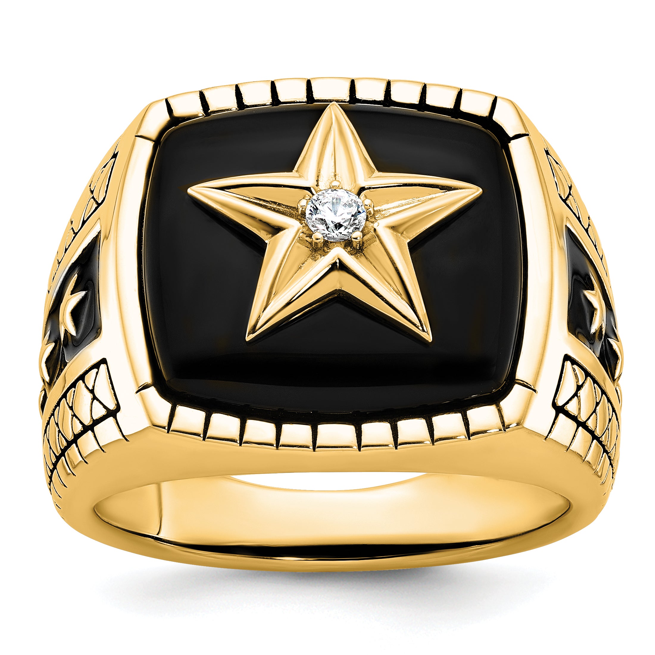 10K Yellow Gold 10Kw Fancy Ring Mounting