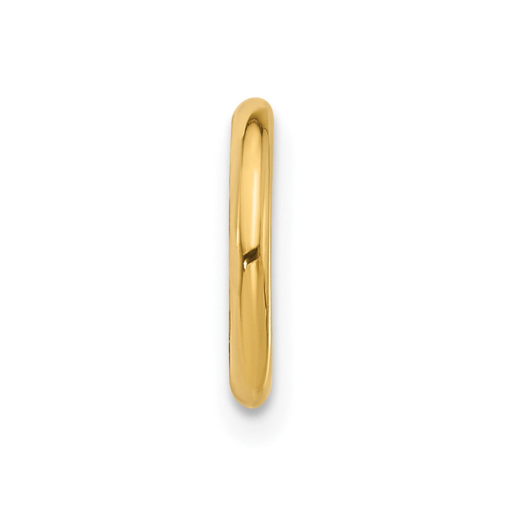 14K Yellow Gold Hinged Hoop Cartilage Body Jewelry