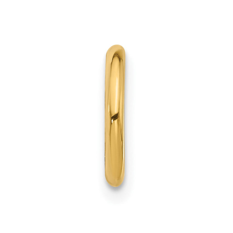 14K Yellow Gold Hinged Hoop Cartilage Body Jewelry