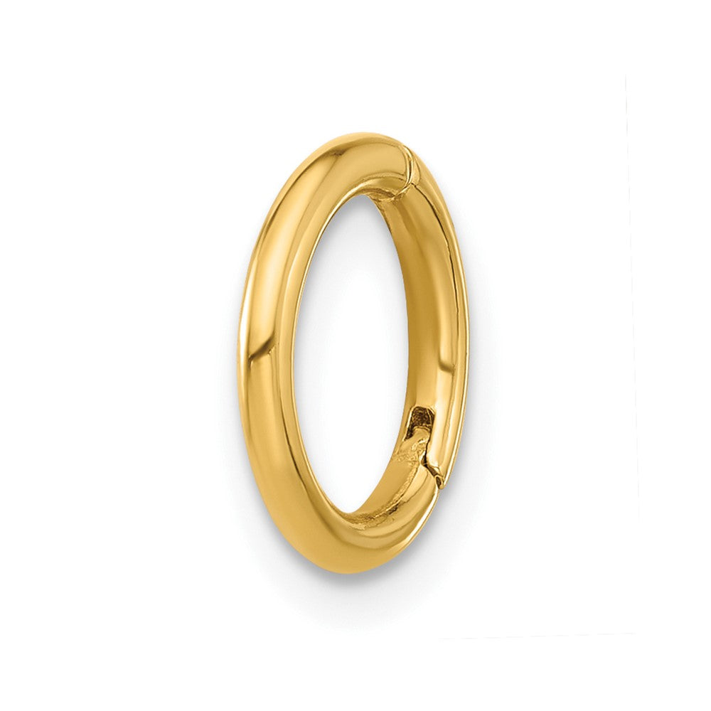 14K Yellow Gold Hinged Hoop Cartilage Body Jewelry