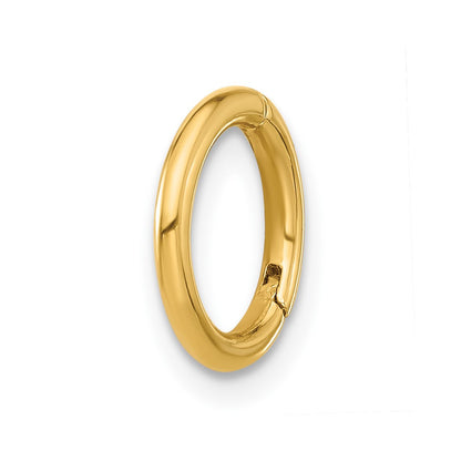 14K Yellow Gold Hinged Hoop Cartilage Body Jewelry