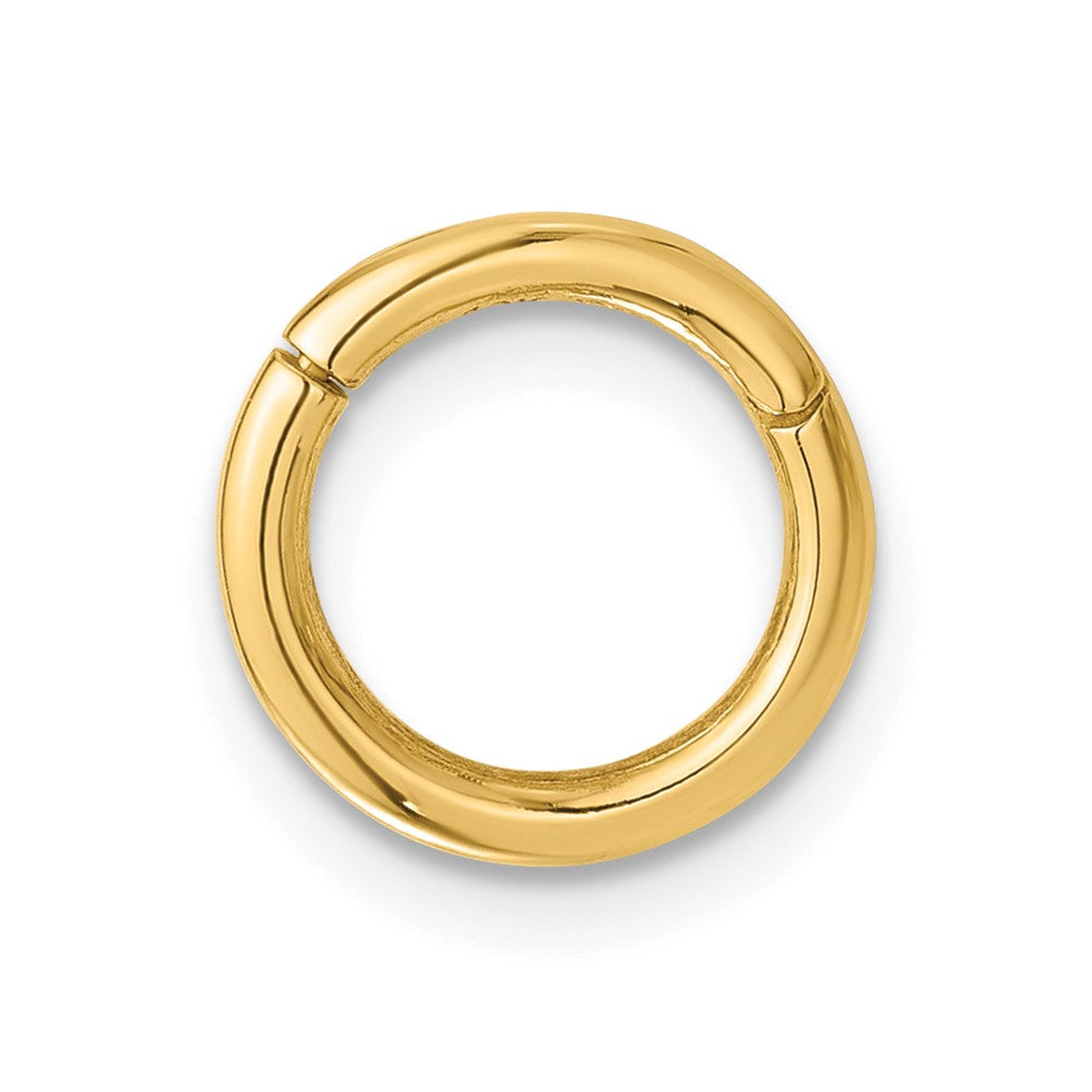 14K Yellow Gold Hinged Hoop Cartilage Body Jewelry