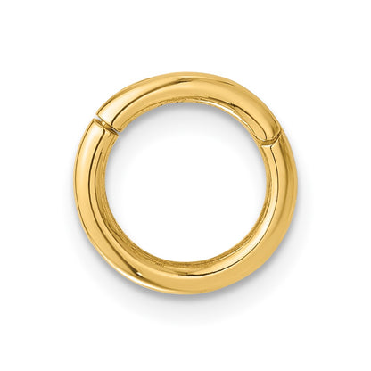 14K Yellow Gold Hinged Hoop Cartilage Body Jewelry