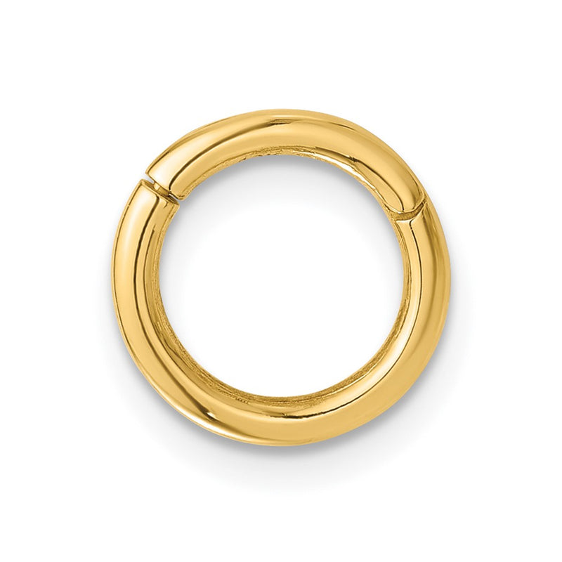 14K Yellow Gold Hinged Hoop Cartilage Body Jewelry