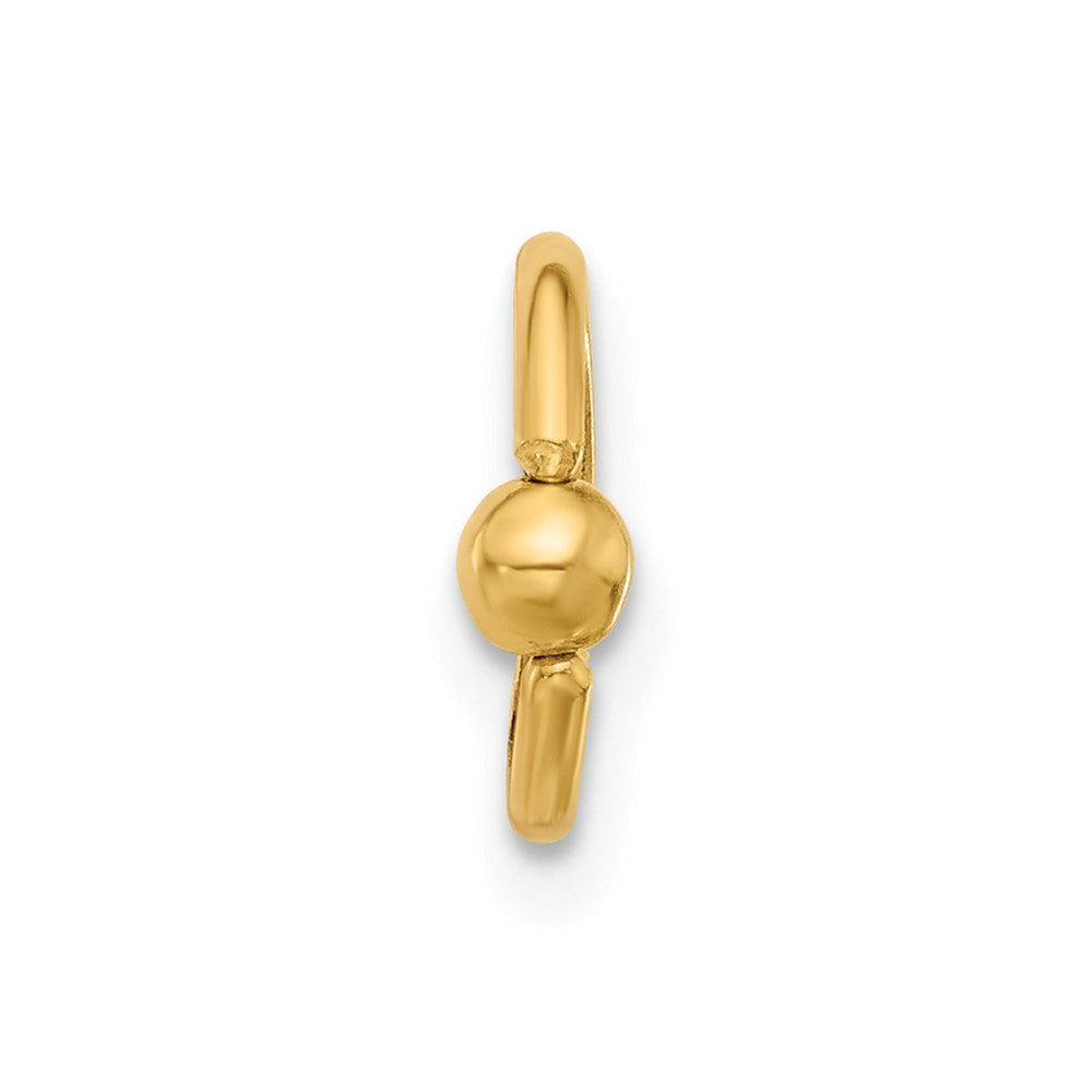 14K Yellow Gold Polished Septum Cartilage Ring