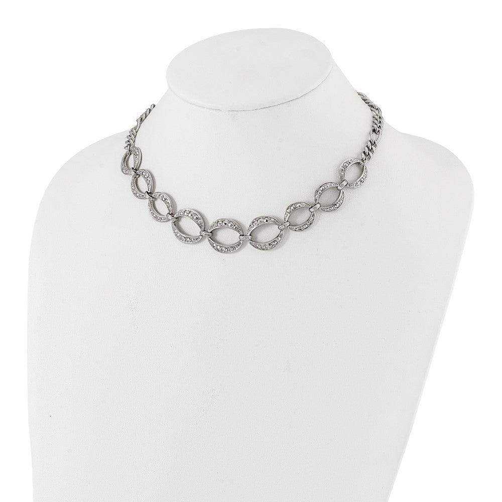 Fashion 1928 Silver-Tone Fancy Link W/3In Ext. Necklace