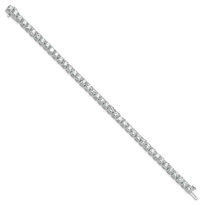 14k White Gold 12 Ct. Lab Grown Diamond VS/SI+ G+ Tennis Bracelet