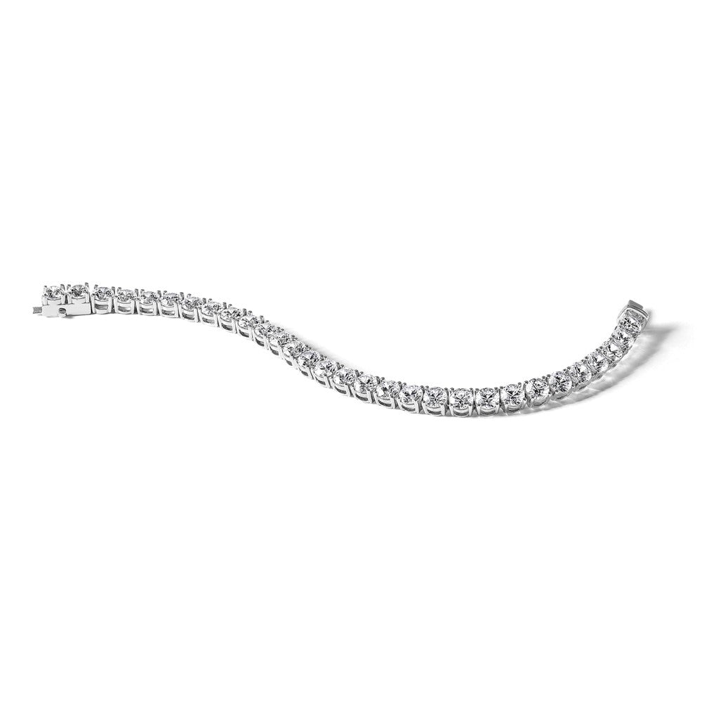 14k White Gold 22 1/2 Ct. Lab Grown Diamond VS/SI+ G+ Tennis Bracelet