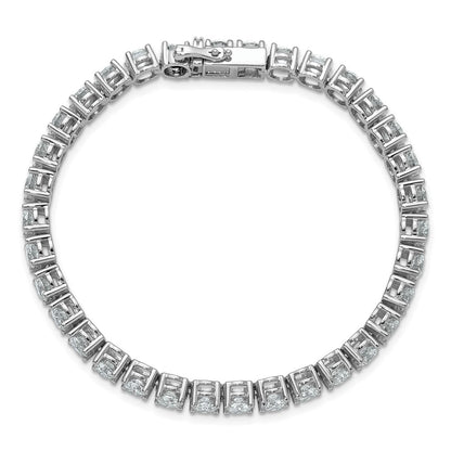 14k White Gold 11 1/8 Ct. Lab Grown Diamond VS/SI+ G+ Tennis Bracelet