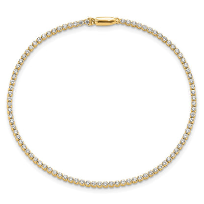 14k Yellow Gold 1 1/3 Ct. Lab Grown Diamond VS/SI+ G+ 7 inch Tennis Bracelet