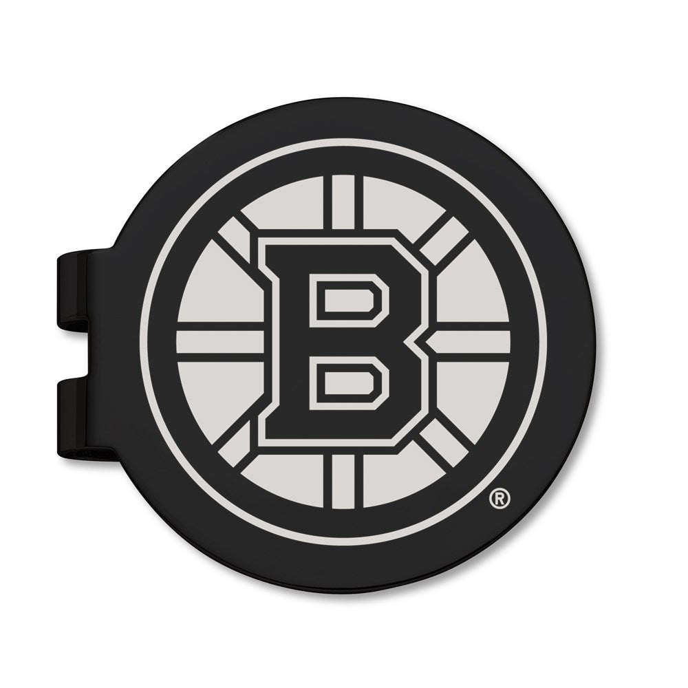 Stainless Steel Boston Bruins Black Prevail Engraved Money Clip