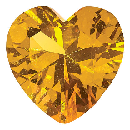 Gemstone Nano Crystal 5mm Heart November Birthstone