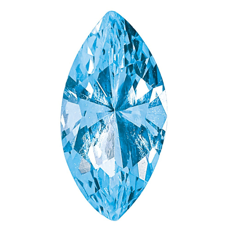 Gemstone Nano Crystal 6X3mm Marquise March Birthstone