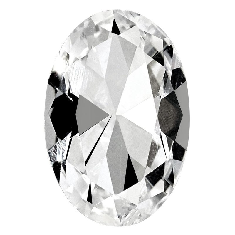 Gemstone Nano Crystal 5X3mm Oval April Birthstone