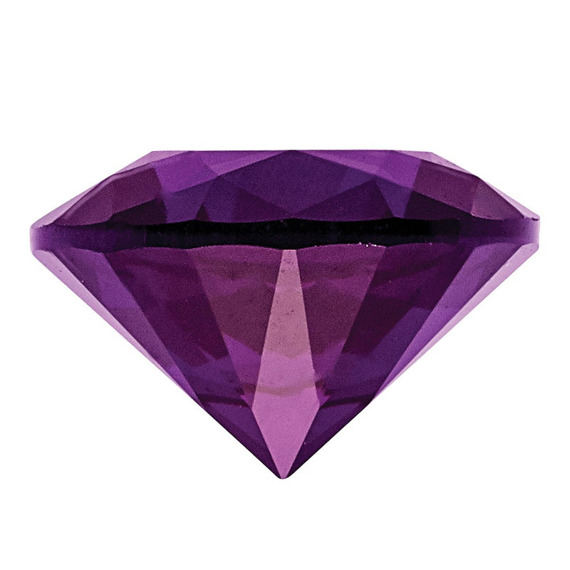 Gemstone Nano Crystal 2.5mm Round February Birthstone