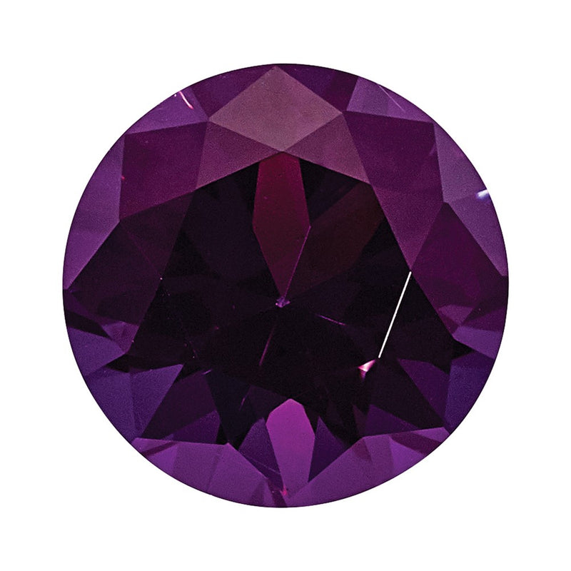 Gemstone Nano Crystal 2.75mm Round February Birthstone