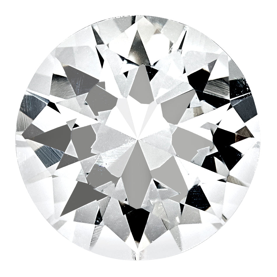 Gemstone Nano Crystal 2.5mm Round April Birthstone