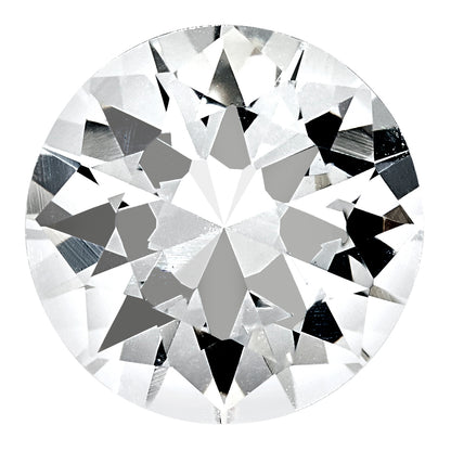 Gemstone Nano Crystal 2.5mm Round April Birthstone
