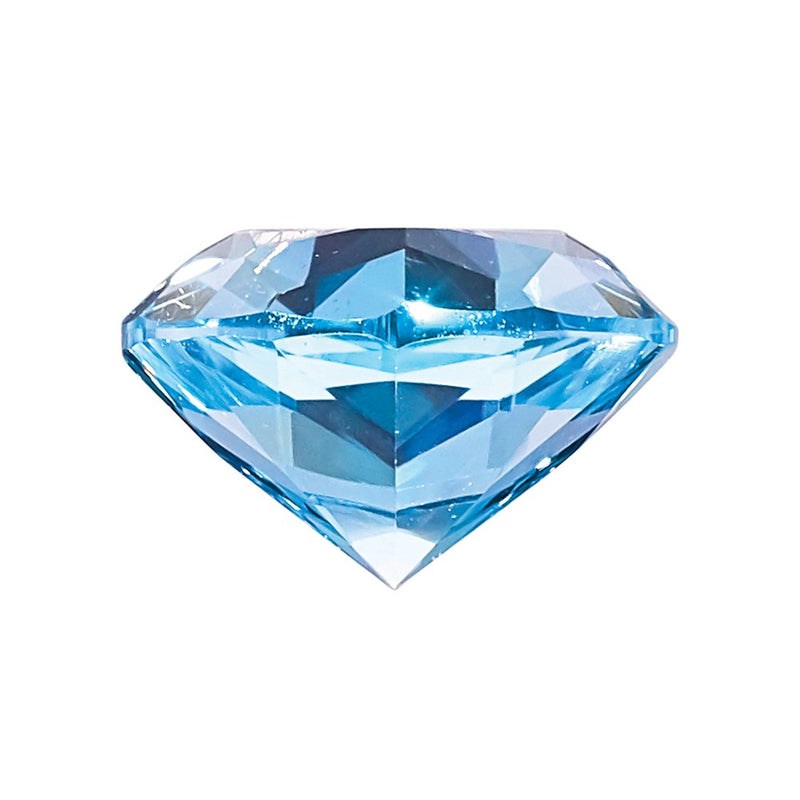 Gemstone Nano Crystal 4mm Trillion March Birthstone