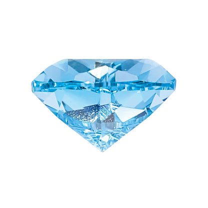 Gemstone Nano Crystal 4mm Trillion March Birthstone