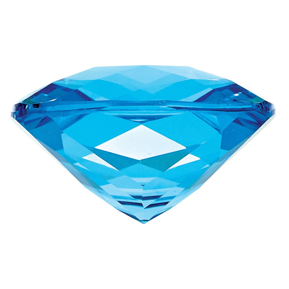 Gemstone Swiss Blue Topaz Aa Quality 12X10mm Antique Cushion Checkerboard Lg