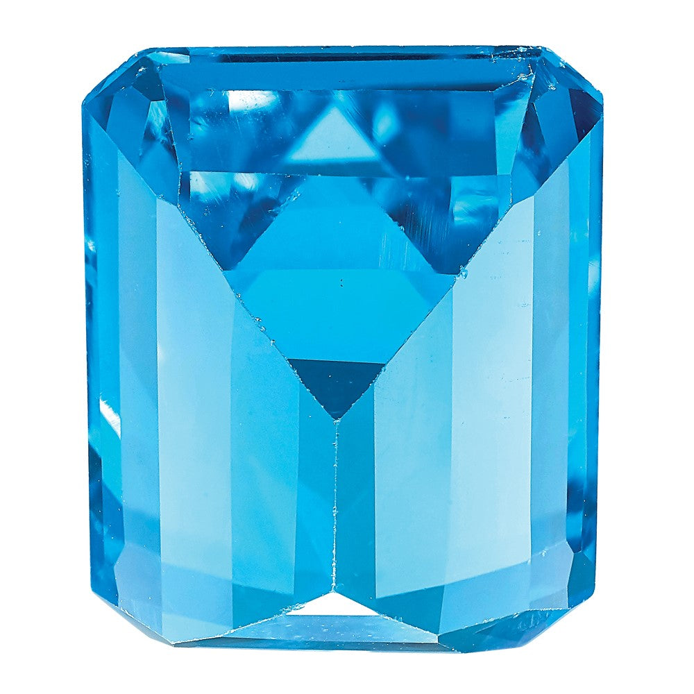 Gemstone Swiss Blue Topaz Aa Quality 8X6mm Emerald Cut