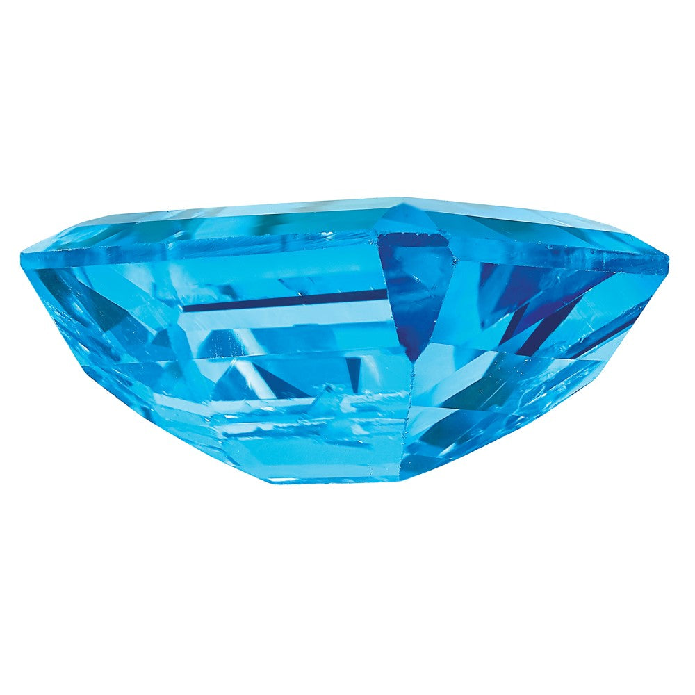 Gemstone Swiss Blue Topaz Aa Quality 8X6mm Emerald Cut