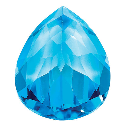 Gemstone Swiss Blue Topaz Aa Quality 8X6mm Pear