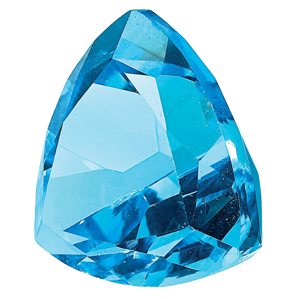 Gemstone Swiss Blue Topaz Aa Quality 4mm Trillion