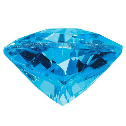 Gemstone Swiss Blue Topaz Aa Quality 12mm Trillion Checkerboard