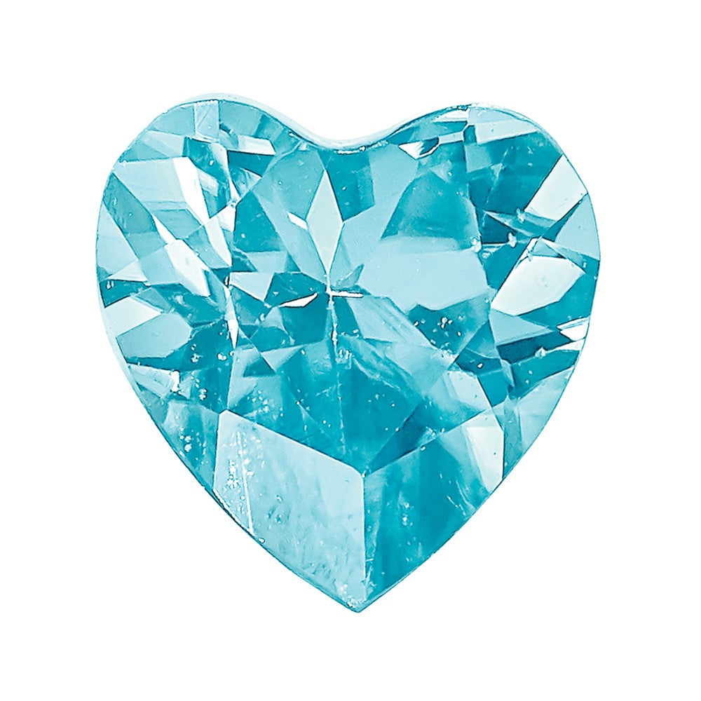 Gemstone Blue Zircon Aa Quality 3mm Heart