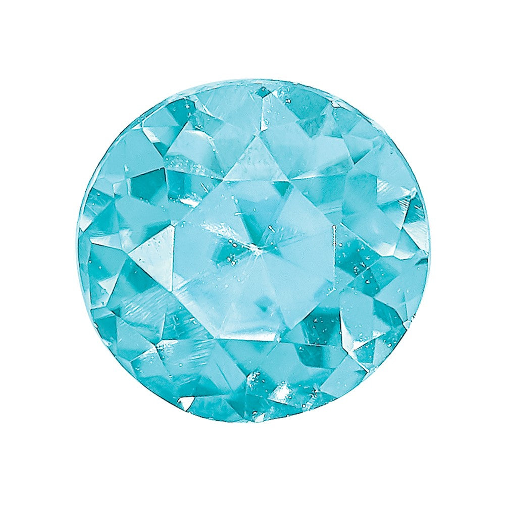 Gemstone Blue Zircon Aa Quality 3.5mm Round