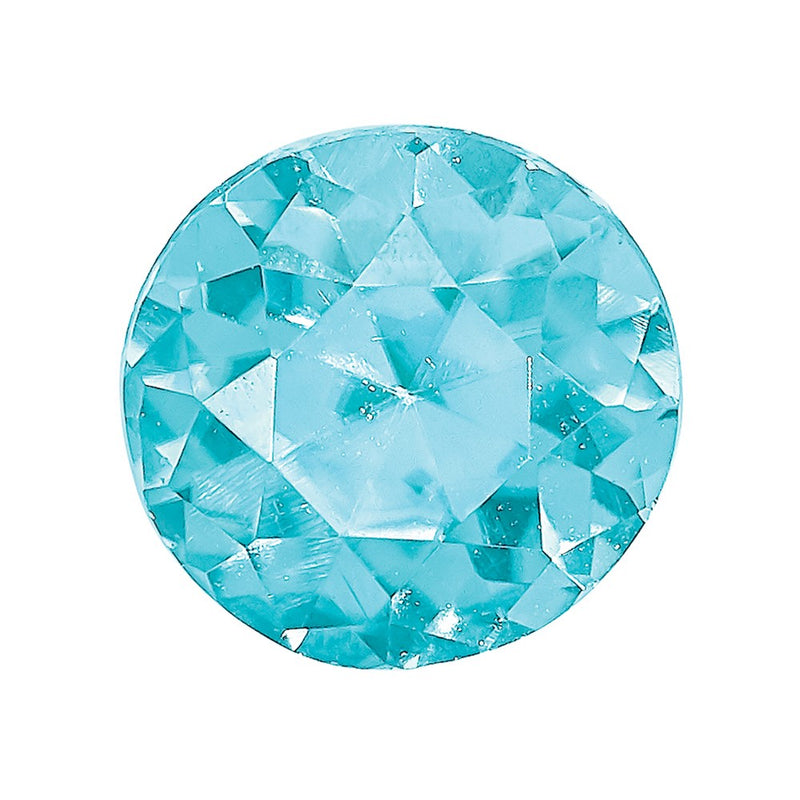 Gemstone Blue Zircon Aa Quality 3.5mm Round
