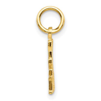 14K Yellow Gold Talking - Live Love Laugh Charm