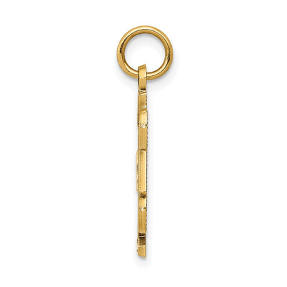 14K Yellow Gold #1 Dad Charm
