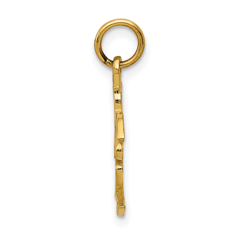 14K Yellow Gold Love Symbol Charm