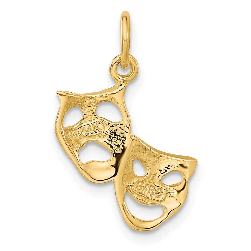 14K Yellow Gold Comedy/Tragedy Charm
