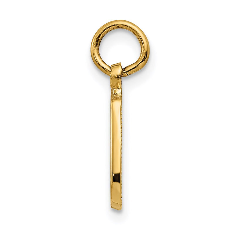 14K Yellow Gold Musical Notes Charm