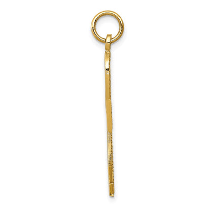 14K Yellow Gold Ankh Cross Charm