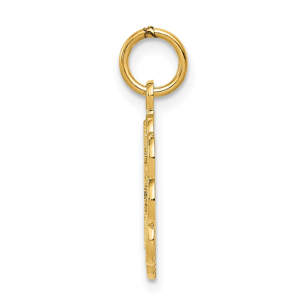 14K Yellow Gold I Love Nana Charm