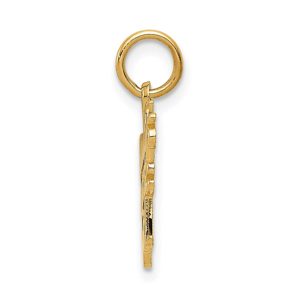 14K Yellow Gold Daddys Little Girl Charm