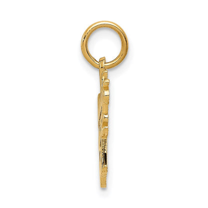 14K Yellow Gold Daddys Little Girl Charm