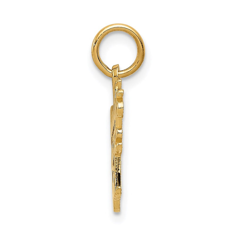 14K Yellow Gold Daddys Little Girl Charm