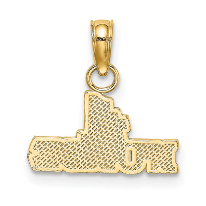 14K Yellow Gold #1 Nurse Charm