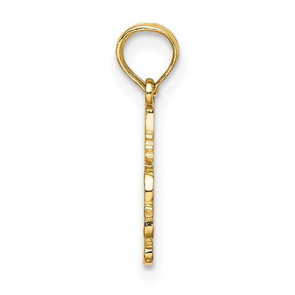 14K Yellow Gold #1 Stylist Charm